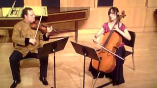 L van Beethoven Duet for Violin and Cello in C majorMaria triple B recital [upl. by Lilaj]