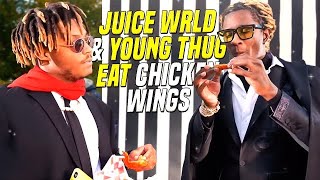 Juice WRLD amp Young Thug eat chicken wings [upl. by Ecnarolf773]