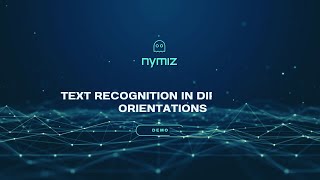 TEXT RECOGNITIONS IN DIFFERENT ORIENTATIONS DEMO [upl. by Emalee176]