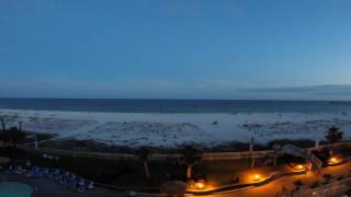 Time Lapse  Pensacola Beach PensacolaGulf Breeze Florida [upl. by Yeldua576]