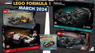 LEGO Formula 1 March Madness in 2024  Sennas McLaren Technic amp Speed Champions F1 cars revealed [upl. by Gregoire]