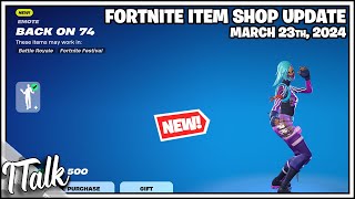 NEW BACK ON 74 EMOTE Fortnite Item Shop March 23rd 2024 Fortnite Chapter 5 [upl. by Anuaf]