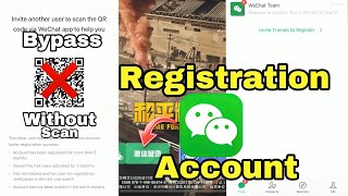 How To Bypass WeChat Account QR Code Scan In Hindi  How To Create WeChat Account In India [upl. by Paapanen325]