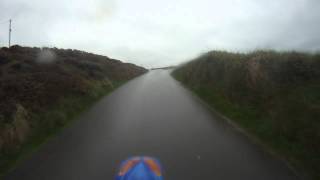 Hartland quay hill climb on a YZ250 April 2014 [upl. by Haelem]