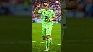 Lewandowski Hattrick goals  Alaves vs Barcelona 0  3 1st goal highlights barcelona laliga [upl. by Kallman]