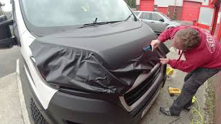 Bonnet wrap on our Peugeot Boxer Motorhome [upl. by Suzi190]