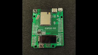 Simple ESP32S2 development board [upl. by Ahseryt616]