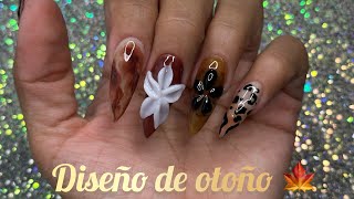 uñas tendencia otoño 2024🍁🍁 [upl. by Anirret786]