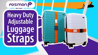 MustHave Travel Essential  Heavy Duty Luggage Straps [upl. by Faina]