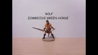 Painting Rolf Zombicide Green Horde [upl. by Aydidey]