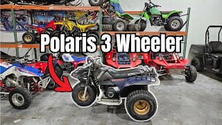 First Polaris Atv Ever Made  1986 Scrambler 250 Two Stroke [upl. by Anigar501]