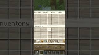 Minecraft Chest sorting Hack   viralvideo minecraft shorts [upl. by Katti]