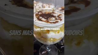 Tiramisu sans mascarpone et Boudoirs food food cuisinefacile tiramisu youtubeshorts [upl. by Weyermann]