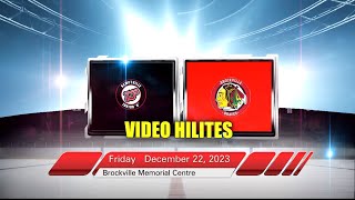 Kemptville vs Brockville  December 22 2023 [upl. by Ramonda]