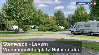 Wohnmobilstellplatz Hollenmühle Stemwede  Levern  Rila erleben  Rila Feinkost [upl. by Neiman]