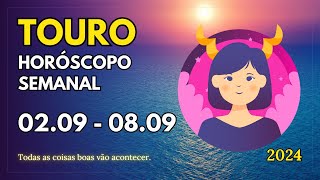 Touro ♉ Horóscopo Semanal 2 A 8 De Setembro 2024 ✨𝐂𝐨𝐧𝐪𝐮𝐢𝐬𝐭𝐚𝐬 𝐏𝐨𝐫 𝐌é𝐫𝐢𝐭𝐨✨ [upl. by Edgerton]