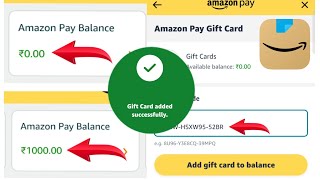 How to add amazon gift card to your amazon accountamazon gift card add to amazon pay balance tamil [upl. by Relyk]