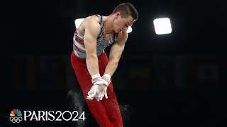 Paul Juda remains BIGTIME as Team USA breaks men’s gymnastics medal drought  Paris Olympics [upl. by Norga]