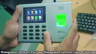 How to setup ZKTeco k40 Time Attendance Management software  Install ZKTeco fingerprint software [upl. by Iztim]