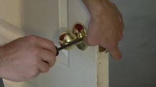 How to Tighten a Loose Doorknob [upl. by Gena]