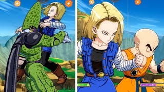 DB FighterZ  Android 18 and Krillin vs Perfect Form Cell JPV [upl. by Piscatelli]