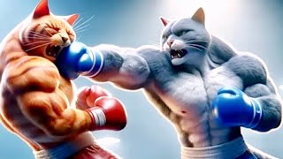 Cats compete in boxing  Sweet revenge  Cat Story cat cats [upl. by Anyad206]