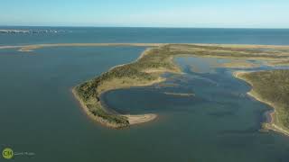 Wingfoil dans lestuaire de lOrne drone [upl. by Nosneh99]