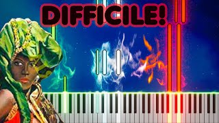 FACCETTA NERA DIFFICILE LIV 4 PIANO TUTORIAL  SPARTITO GRATIS [upl. by Nawiat]