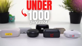 Top 5 Best Wireless Earbuds Under 1000 in 2024 l Best TWS Earbuds Under 1000 Rs ⚡⚡ [upl. by Nagar]