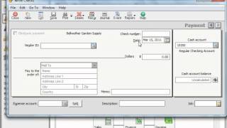 Peachtree Tutorial Writing Checks Sage Training Lesson 81 [upl. by Malorie988]