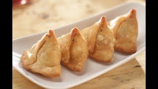 Cocktail Samosa  Sanjeev Kapoor Khazana [upl. by Deelaw732]