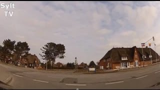 Inselrundfahrt Sylt von Wenningstedt nach Kampen und durch Kampen [upl. by Carberry882]