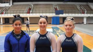 Gymnastics Captains  Bridgeport Post Meet Interview [upl. by Leribag]