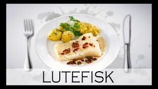 LE LUTEFISK  LA MORUE À LA LESSIVE  À Votre Table 16 [upl. by Ecaroh47]