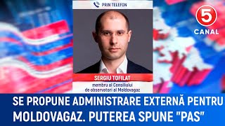 Se propune administrare externă pentru Moldovagaz Puterea spune PAS [upl. by Ayikat569]