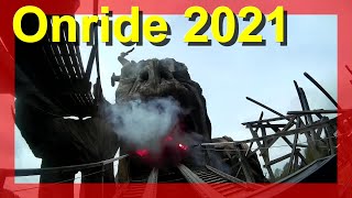 Heide Park Colossos 2021 ONRIDE POV Erste Reihe  1st row Onride Heidepark 2021 Colossos Coaster [upl. by Ikila]