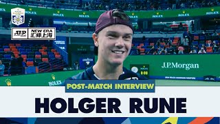 quotIm A Strong Guy So I Can Do Itquot  Holger Rune After His Comeback Win Over Matteo Berrettini [upl. by Barbe]