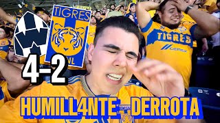 HUMILLADOS POR MONTERREY 🐧  RAYADOS VS TIGRES  CLÁSICO REGIO 139  LIGA MX J12 AP2024  REACCIÓN [upl. by Lah]