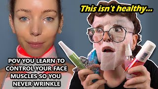 AntiAging TikTok is TERRIFYING [upl. by Kcirderfla]