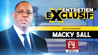 ENTRETIEN EXCLUSIF AVEC LE PRESIDENT MACKY SALL [upl. by Toogood295]