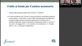 18062018  CCNL  il fondo per le risorse decentrate e la contrattazione integrativa [upl. by Madi]