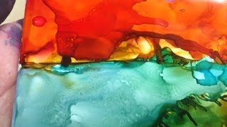 Alcohol Ink Play  Part 1  Patti Tolley Parrish  Inky Obsessions [upl. by Ainattirb229]