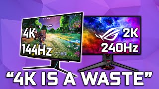 Is 4K a Waste  1440p vs 4K Monitors [upl. by Baseler]