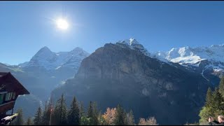 Mürren Switzerland  Rick Steves Mürren Walk  Interlaken amp Lauterbrunnen Jungfrau Region of Alps [upl. by Rairb]