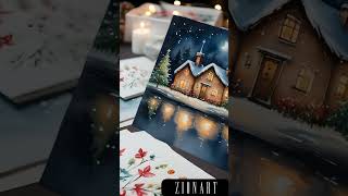 Create Your Own Magical WINTER Holiday Cards cards [upl. by Braunstein]