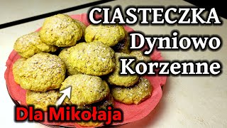 244  Przepis na CIASTECZKA dyniowokorzenne dla Mikołaja🎅 z KSYLITOLEM❗ Ciasteczka świąteczne🎄 [upl. by Goldshell]