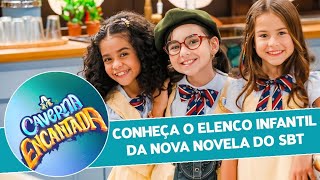 Elenco da nova novela do SBT quotA CAVERNA ENCANTADAquot Parte 1 [upl. by Tterb743]