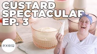 Custard Spectacular Part 3 Panna Cotta amp Cheesecake Mousse  Bake it Up a Notch with Erin McDowell [upl. by Assirehs]