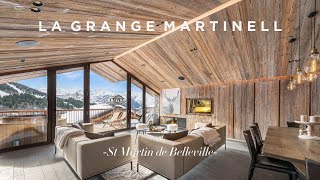 Chalet La Grange Martinel Luxury Ski Chalet Saint Martin de Belleville France [upl. by Lakym]