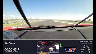 RN 1 Onboard video Balaton Full Circuit FERRARI CHALLENGE 296 0135640 [upl. by Lerual853]